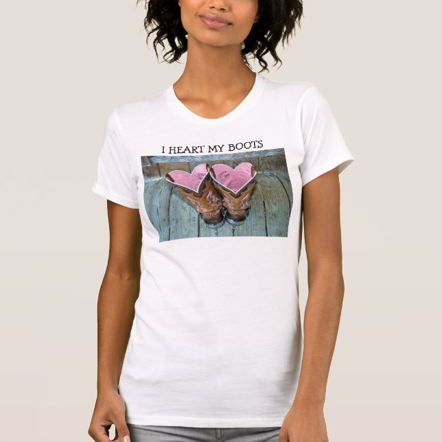 I HEART My Boots T-Shirt (Front)