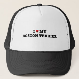 I Heart My Boston Terrier Trucker Hat