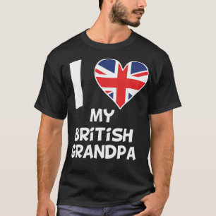 I Heart My British namastay design  T-Shirt