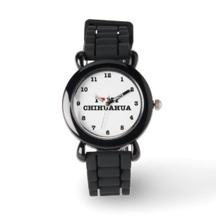 I Heart My Chihuahua Numbered Wristwatch