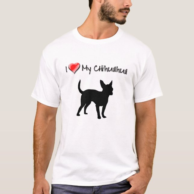 I heart my chihuahua T-Shirt (Front)