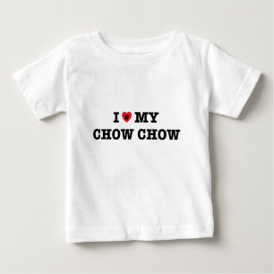 I Heart My Chow Chow Baby T-Shirt