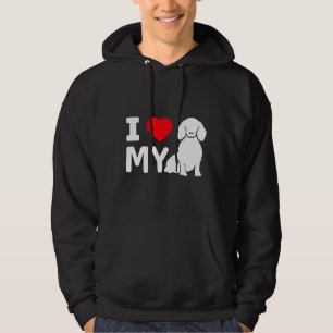 I Heart My Dachshund I Heart My Doxie Hoodie