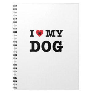 I Heart My Dog Notebook