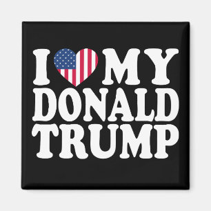 I Heart My Donald Trump For President 2024  Magnet