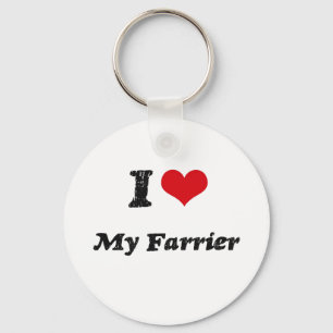 I heart My Farrier Key Ring