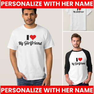 I Heart My Girlfriend Cute Love T-Shirt