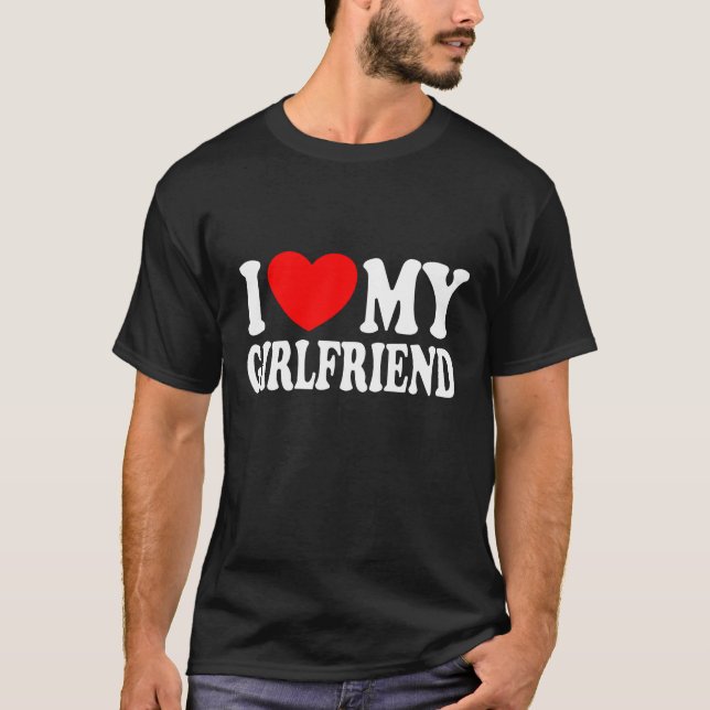 I Heart My Girlfriend, I Love My GF T-Shirt (Front)