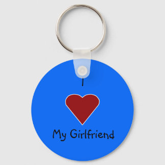 I Heart My Girlfriend Key Ring