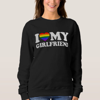 I Heart My Girlfriend Lgbtq Pride Month Matching G Sweatshirt
