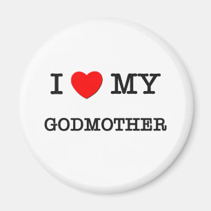 I Heart My GODMOTHER Magnet