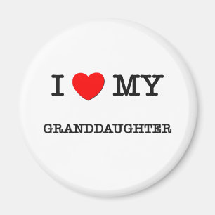 I Heart My GRANDDAUGHTER Magnet