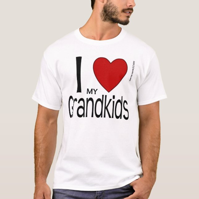 I Heart My Grandkids Shirt (Front)