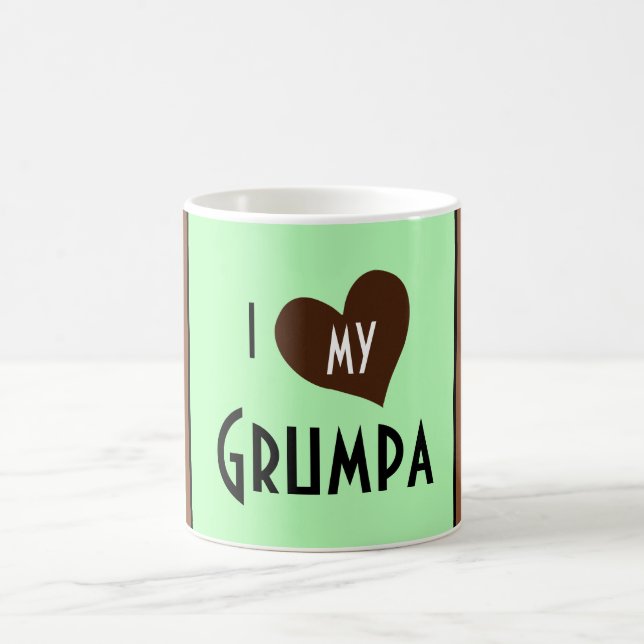 I heart my Grumpa Coffee Mug (Center)