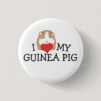 I Heart My Guinea Pig Button