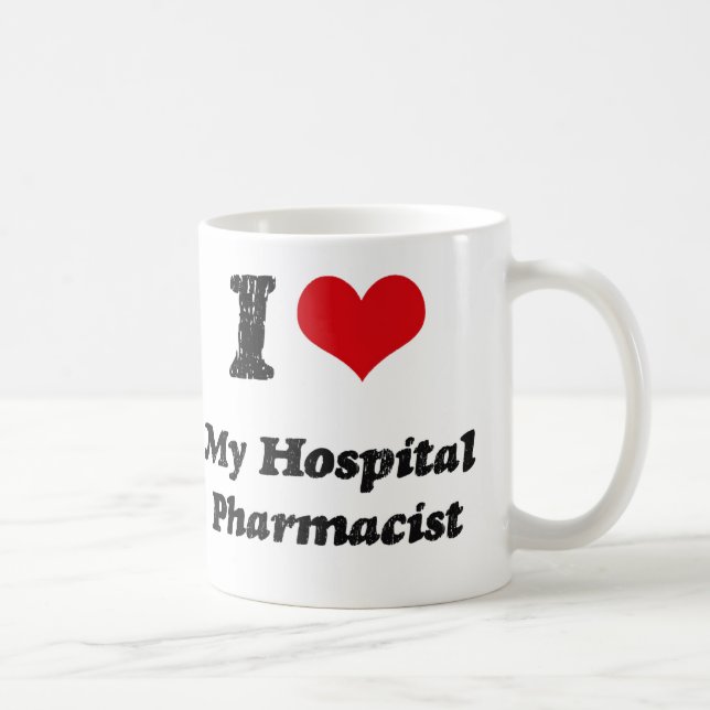 I heart My Hospital Pharmacist Coffee Mug (Right)