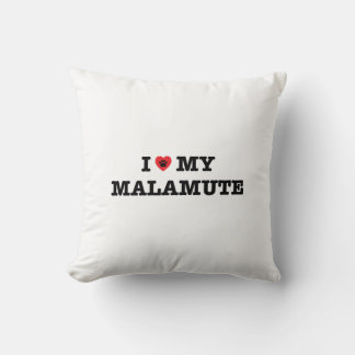 I Heart My Malamute Cushion