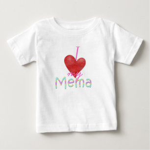 I heart my Mema Baby T-Shirt