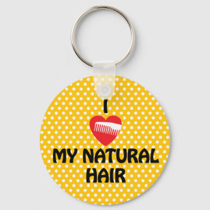 I Heart My Natural Hair Fashion Key Ring