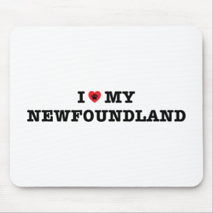 I Heart My Newfoundland Mouse Pad
