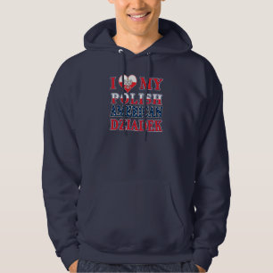I Heart My Polish American Dziadek Hoodie