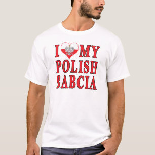 I Heart My Polish Babcia T-Shirt