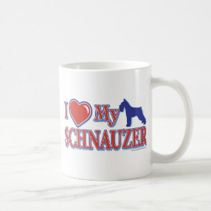I Heart My Schnauzer Coffee Mug