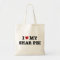 I Heart My Shar Pei Tote Bag