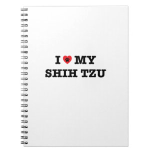 I Heart My Shih Tzu Notebook