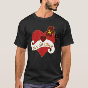 I Heart My Shriner Noble the Mystic Shrine Thanksg T-Shirt