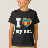 I Heart My Son Autism Puzzle Piece