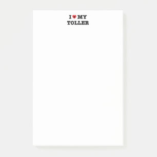I Heart My Toller Post-it Notes