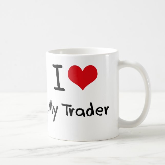 I heart My Trader Coffee Mug (Right)