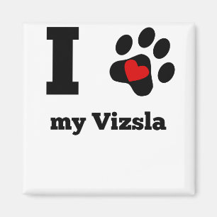 I Heart My Vizsla Magnet