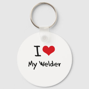 I heart My Welder Key Ring