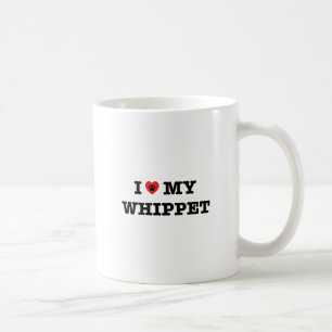 I Heart My Whippet Coffee Mug