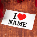 I Heart Name<br><div class="desc">Write your desired Name or Text on the name Section.</div>
