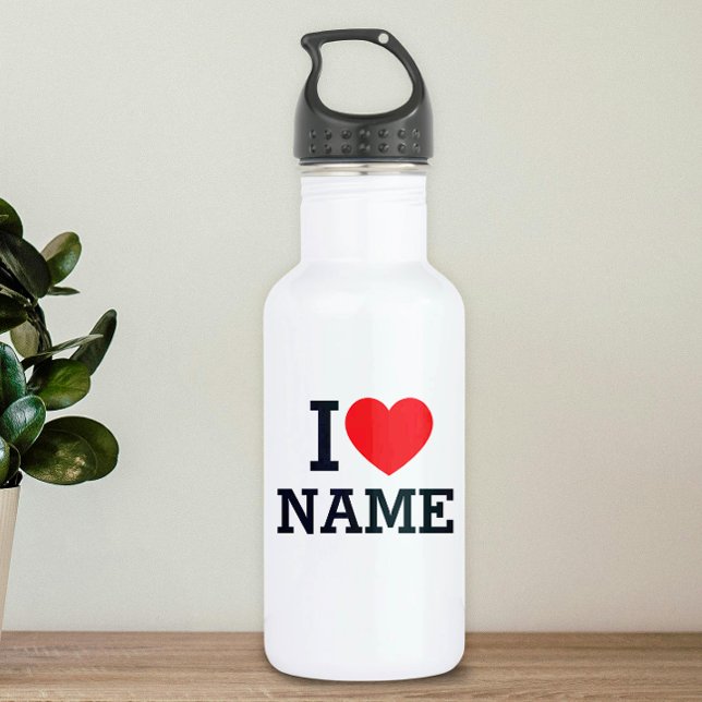 I Heart Name 532 Ml Water Bottle (Creator Uploaded)