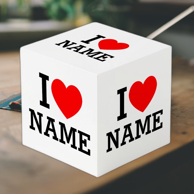 I Heart Name Cube (Creator Uploaded)