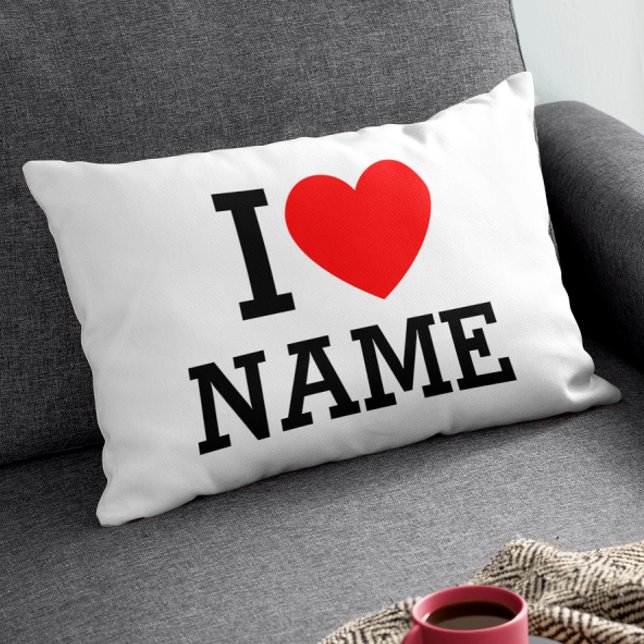 I Heart Name Decorative Cushion (Creator Uploaded)