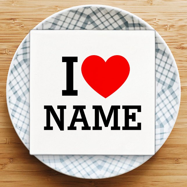 I Heart Name Napkin (Creator Uploaded)
