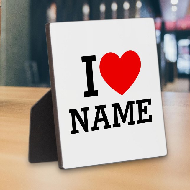 I Heart Name Plaque (Creator Uploaded)