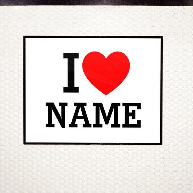 I Heart Name Poster (Creator Uploaded)