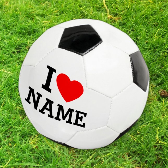 I Heart Name Soccer Ball (Creator Uploaded)