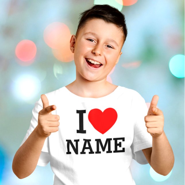 I Heart Name T-Shirt (Creator Uploaded)