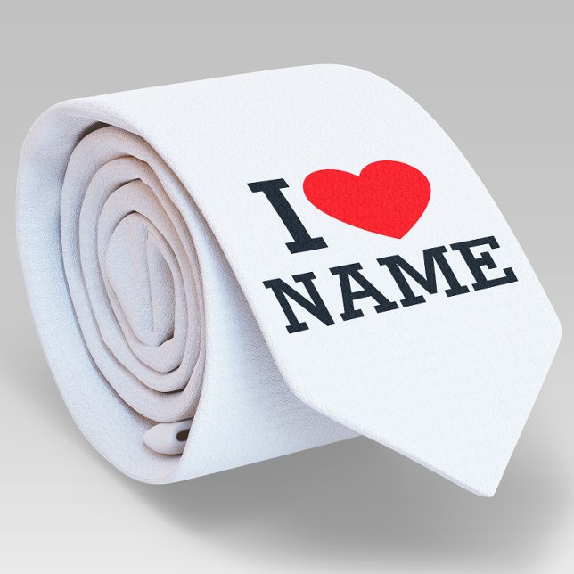 I Heart Name Tie (Creator Uploaded)