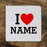 I Heart Name Trivet<br><div class="desc">Write your desired Name or Text on the name Section.</div>