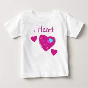 I Heart Nana Baby T-Shirt