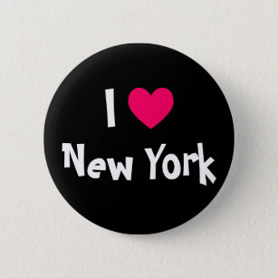 I Heart New York 6 Cm Round Badge