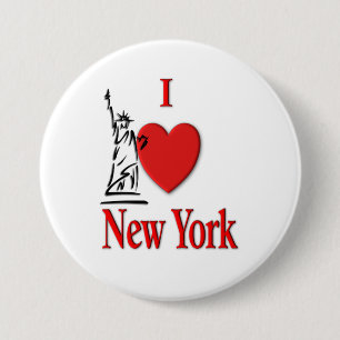 I Heart New York 7.5 Cm Round Badge
